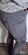 img 1 attached to Warm And Stylish: Women'S Fleece Lined Cargo Leggings For Winter Hikes And Outdoor Adventures review by Alex Britton