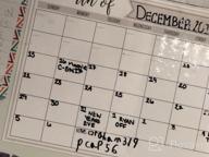img 1 attached to PlanOvation Magnetic Dry Erase Refrigerator Calendar - Large Whiteboard Monthly Planner Magnet review by Jorge Bryant