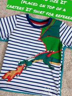img 1 attached to 🦖 EULLA Dinosaur T Shirt: Trendy Boys' Crewneck Clothing in Tops, Tees & Shirts review by Dave Johnson