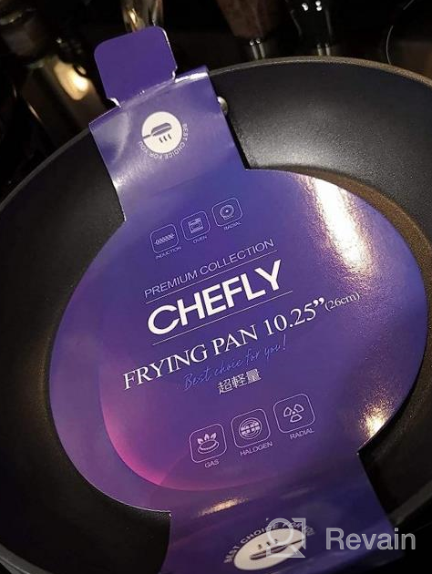 img 1 attached to 12-Inch Nonstick Frying Pan: Durable Aluminum Skillet With Stainless Steel Handle For Induction, Gas, And Electric Stove Tops - Oven Safe For Enhanced Cooking - By CHEFLY review by Giles Lacoste