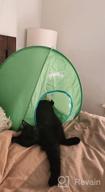 img 1 attached to Foldable Breathable Cat Tent Bed - Portable Pop Up Collapsible Kitten Indoor Outdoor Toy For Cats And Puppies, Random Color. review by Dave Wolf