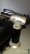 img 1 attached to Refillable Kitchen Butane Torch Lighter With Adjustable Flame & Safety Lock - Ideal For Creme Brulee, BBQ, Baking & Desserts! (Butane Gas Not Included) - Gibot Butane Torch review by Heath Cullinan