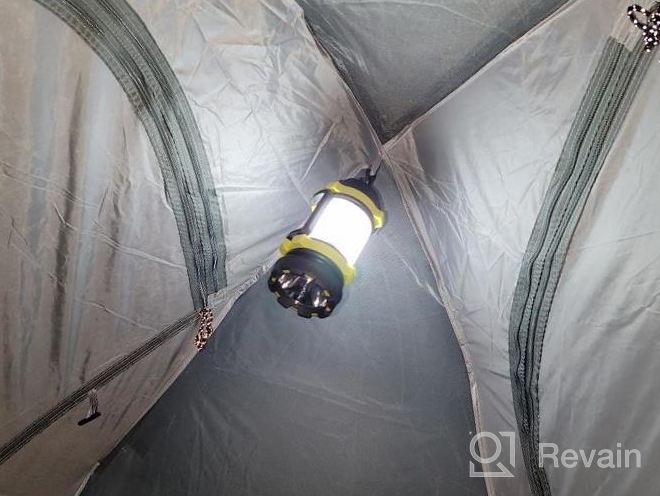 img 1 attached to 4-Person Waterproof Camping Tent With Removable Rain Fly, Lightweight & Portable Backpacking Tent For 4 Seasons Family Gatherings, Hiking And Travel. review by Bruce Willam