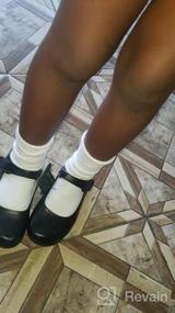 img 6 attached to Умные и стильные: обувь для школьной формы Akk Mary Jane для девочек