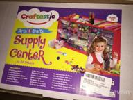 img 1 attached to 20-Drawer Craft Supplies Kit For Kids - Red | Kraftic Arts & Crafts Center review by Seth Shea