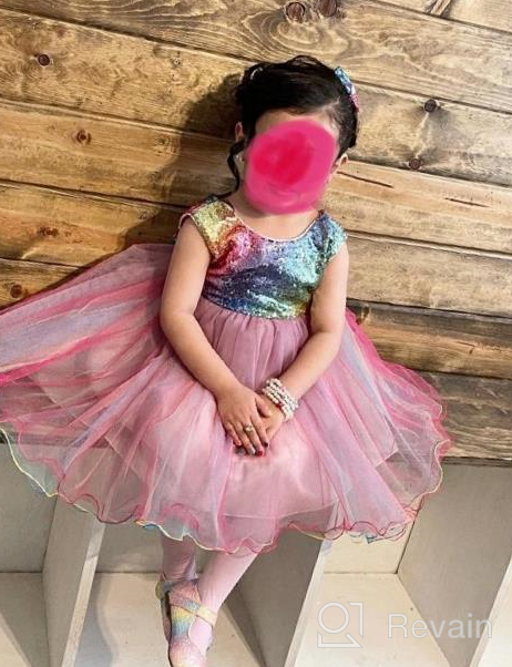 img 1 attached to Colorful Christmas Dresses for Girls - COMISARA Communion Occasion Clothing review by Divya Flood