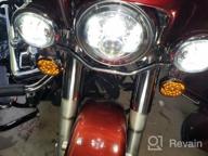 img 1 attached to COWONE 2021 Coolest 3 1/4 Inch Rear LED Turn Signals 1156 Running Light Brake Lights Compatible With Motorcycle Road Glide Road King Softail Ultra Classic Ultra Limited Electra Glide review by Niko Knight