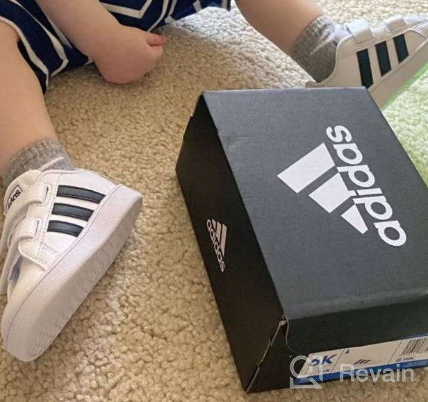 img 1 attached to Boys' Adidas Racer Sneaker in Black and White – Shoes and Sneakers review by Benjamin Michels
