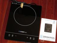 img 1 attached to Cheftop Induction Cooktop Portable Induction Burners 120V Digital Ceramic Top With Kids Safety Lock ,1800 Watt, Touch Sensor Control Multiple Cooking Zones & Levels (Double Burner) review by Gerardo Goodson