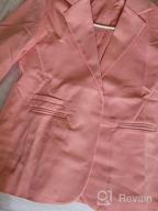 картинка 1 прикреплена к отзыву Lrady Womens Casual Blazer Open Front 3/4 Sleeve Notched Lapel Pocket Work Office Jacket Suit от Ardy Espinoza