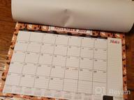 img 1 attached to Stay Organized In 2023 With Our Premium Desk Calendar - 12 Monthly Themes, Large Ruled Blocks & Durable Corner Protectors review by Mike Fedd