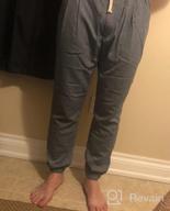img 1 attached to Loose And Comfortable Men'S Cotton Linen Drawstring Beach Pants For Yoga And Jogging By Sandbank review by Shawn Mortensen