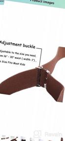img 6 attached to 👦✨ Toddler Boy Kids Buckle Belt - Ideal Boys' Accessories for a Stylish Look