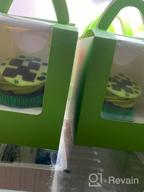 img 1 attached to Stylish And Convenient Choice Series Marble Cupcake Boxes With Easy Assembly And Window - 25 Sets With Individual Inserts And Handles review by Brian Fishel
