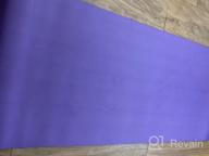 img 1 attached to Premium Non-Slip Yoga Mat With Carrying Strap And Bag - 72"L X 32"W, Ideal For Exercise And Fitness At Home - Gruper Thick Workout Mat review by Robb Fillmore