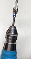 img 1 attached to Efficient And Safe: Pana Carbide Nail Bit Set For Dremel Drill Machine - Coarse And Cone - 3/32" Shank review by Kevin Jacobson