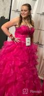 img 1 attached to Leyidress Quinceanera Dress: A Sweet & Formal Choice for Girls' Clothing review by Robert Carter