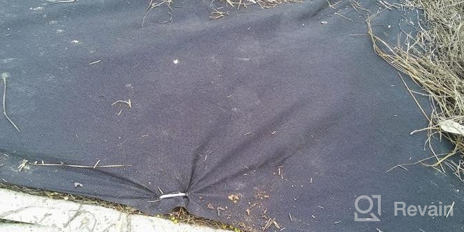 img 1 attached to Premium Permeable Garden Weed Barrier Fabric, 4' X 50' Landscape Ground Cover For Mulch, Flower Beds, Pavers, And Pathways - Effective Weeds Control And Edging Solution review by John Clarey