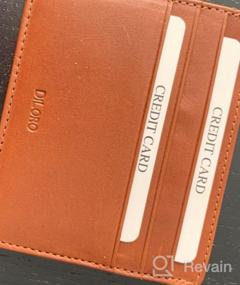 img 4 attached to 🧳 DiLoro Minimalist Leather Travel Blocking Wallet: Ultimate Secure Solution for Travelers