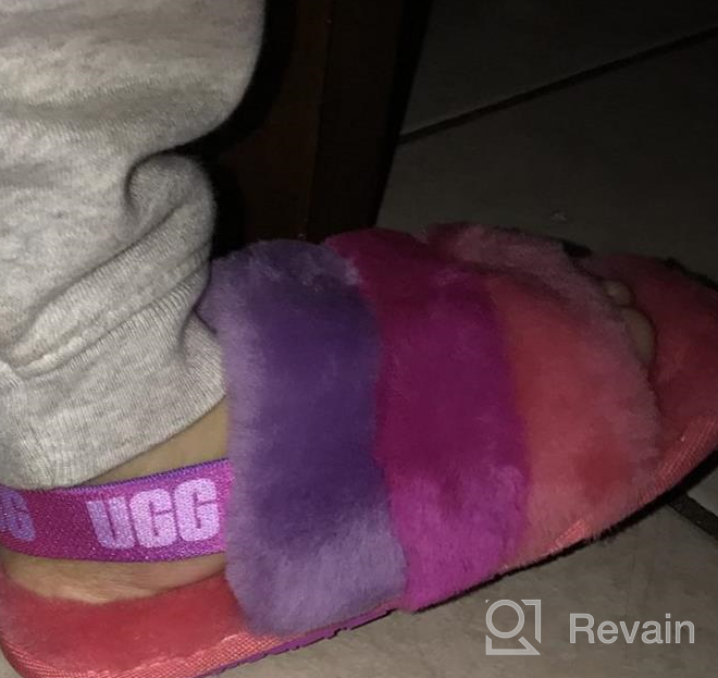 img 1 attached to 🧸 UGG Girls Fluff Slide Sandal Boys' Shoes and Slippers: Luxurious Comfort for Kids review by Keize Barraza