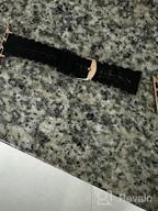 img 1 attached to Genuine Leather Apple Watch Band 38Mm 40Mm 41Mm 42Mm 44Mm 45Mm 49Mm Women, Slim Thin Lace Leather IWatch Bands With Classic Clasp For Series 8 7 6 5 4 3 2 1 Ultra SE review by Danny Flores