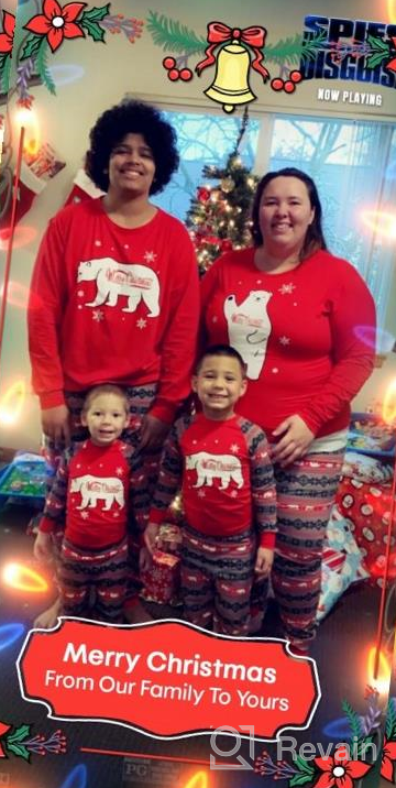 img 1 attached to Adorable Matching Christmas Pajamas: Reindeer-Themed Sleepwear for the Whole Family review by Kartik Starks