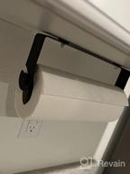 img 1 attached to Adhesive Wall Mounted Paper Towel Holder - Rustproof, No Drilling & Easy Tear | SMARTAKE Home Kitchen Accessory review by Jesse Jewett