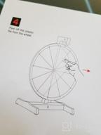 картинка 1 прикреплена к отзыву DIY Series WinSpin 12 Inch Prize Wheel Tabletop Spinning Game With 10 Slots Fortune Design Carnival Spin от Brandon Perkins