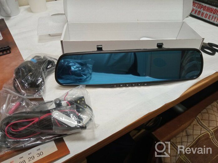 img 2 attached to Full HD 1080P Mirror DVR with Rear View Camera / 3 in 1 Car DVR review by Wiktor Prusek ᠌