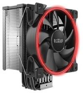 кулер для процессора pccooler gi-x6 v2, серебристый/черный/красный логотип