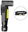 rechargeable led flashlight with powerful magnet usb, xpg+cob multifunctional sports flashlight with head mount logo