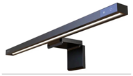 лампа офисная светодиодная miiiw display hanging lamp youth edition d006, 5 вт, цвет арматуры: черный, цвет плафона/абажура: черный логотип