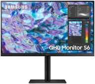 27" monitor samsung s27b610eq, 2560x1440, 75hz, ips, black logo