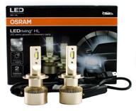 лампа автомобильная светодиодная osram ledriving hl 64210dws h7 12v 25w px26d 6000k 2 шт. логотип