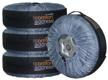 cases for storing car wheels, from 13" to 20", 4 pcs logo
