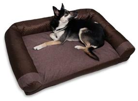 img 3 attached to Sofa-bed for dogs of large breeds 100 * 70cm matting Muscat