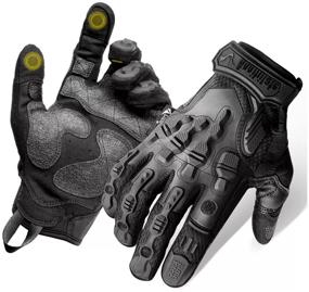 img 4 attached to Tactical sensory protective gloves with Kevlar Zune Lotoo Zag-6 PRO S