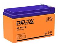 rechargeable battery delta battery hr 12-7.2 12v 7.2 ah логотип