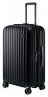 ninetygo scooter suitcase, polypropylene, corrugated surface, 38 l, black логотип