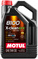 synthetic engine oil motul 8100 x-clean efe 5w30, 4 l, 4 kg, 1 pc логотип