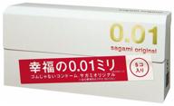 polyurethane condoms 0.01 mm sagami original 0.01 - 5 pcs logo