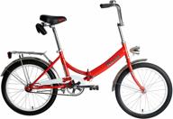 bicycle kama 20 (20" 1 speed 14" fold) 2023, red/white logo