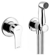 mixer with shower head kludi zenta sl 489990565, silver chrome logo