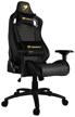 gaming chair cougar armor s royal, upholstery: imitation leather, color: black logo