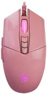 bloody p91s gaming mouse, pink logo