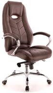executive computer chair everprof drift m, upholstery: imitation leather, color: brown logo