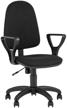 computer chair stool group prestige office, upholstery: textile, color: black logo