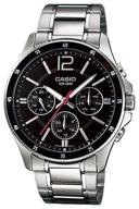 wrist watch casio mtp-1374d-1a quartz, waterproof, arrow light логотип