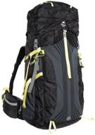 рюкзак naturehike 65l professional hiking backpack черный логотип