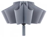 зонт-шляпка xiaomi, серый логотип